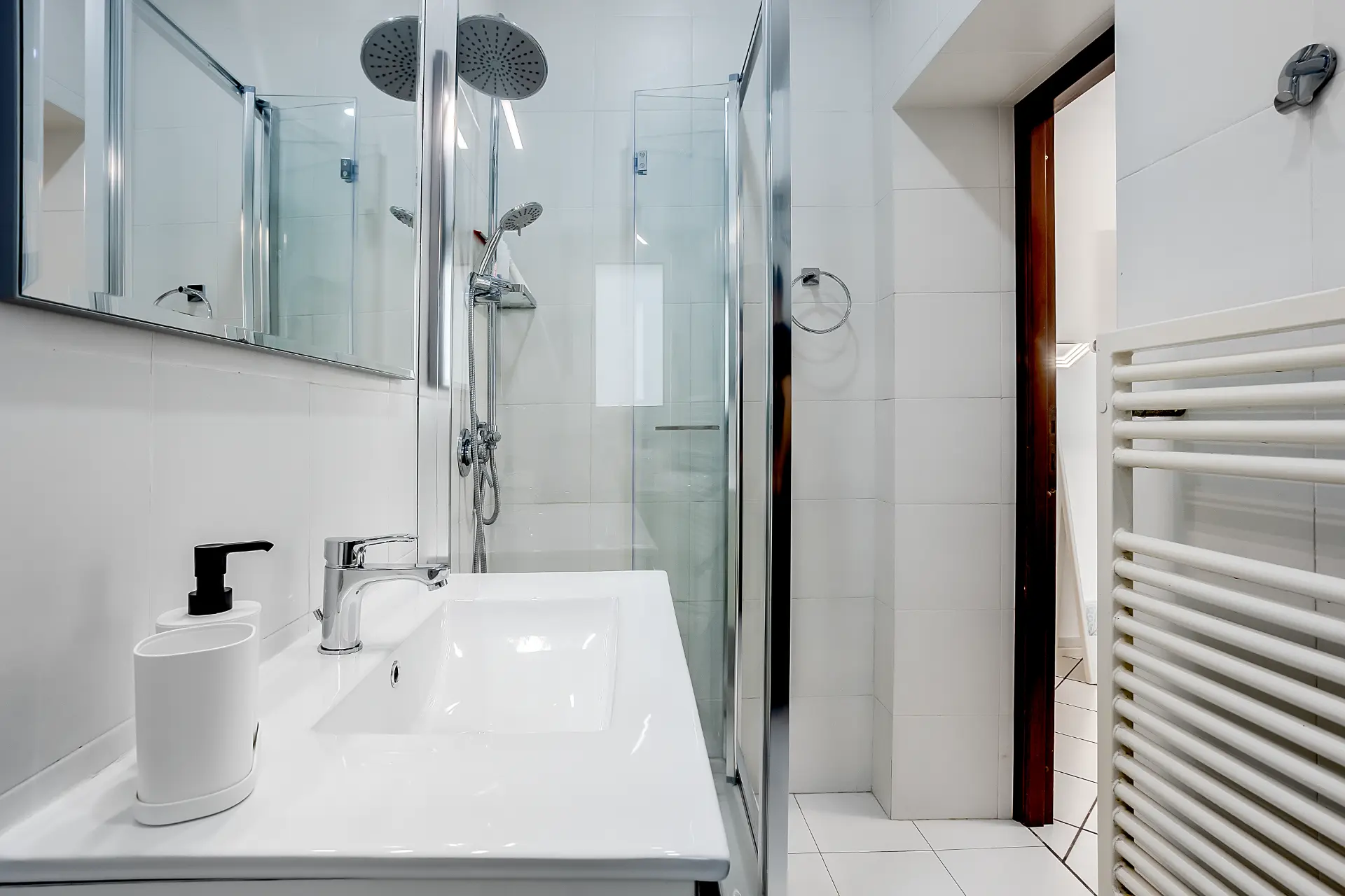 Lavabo e doccia